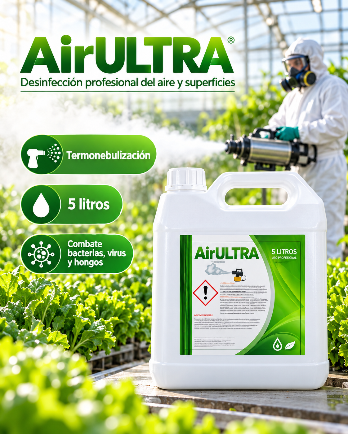 AirUltra · Garrafa 5 litros