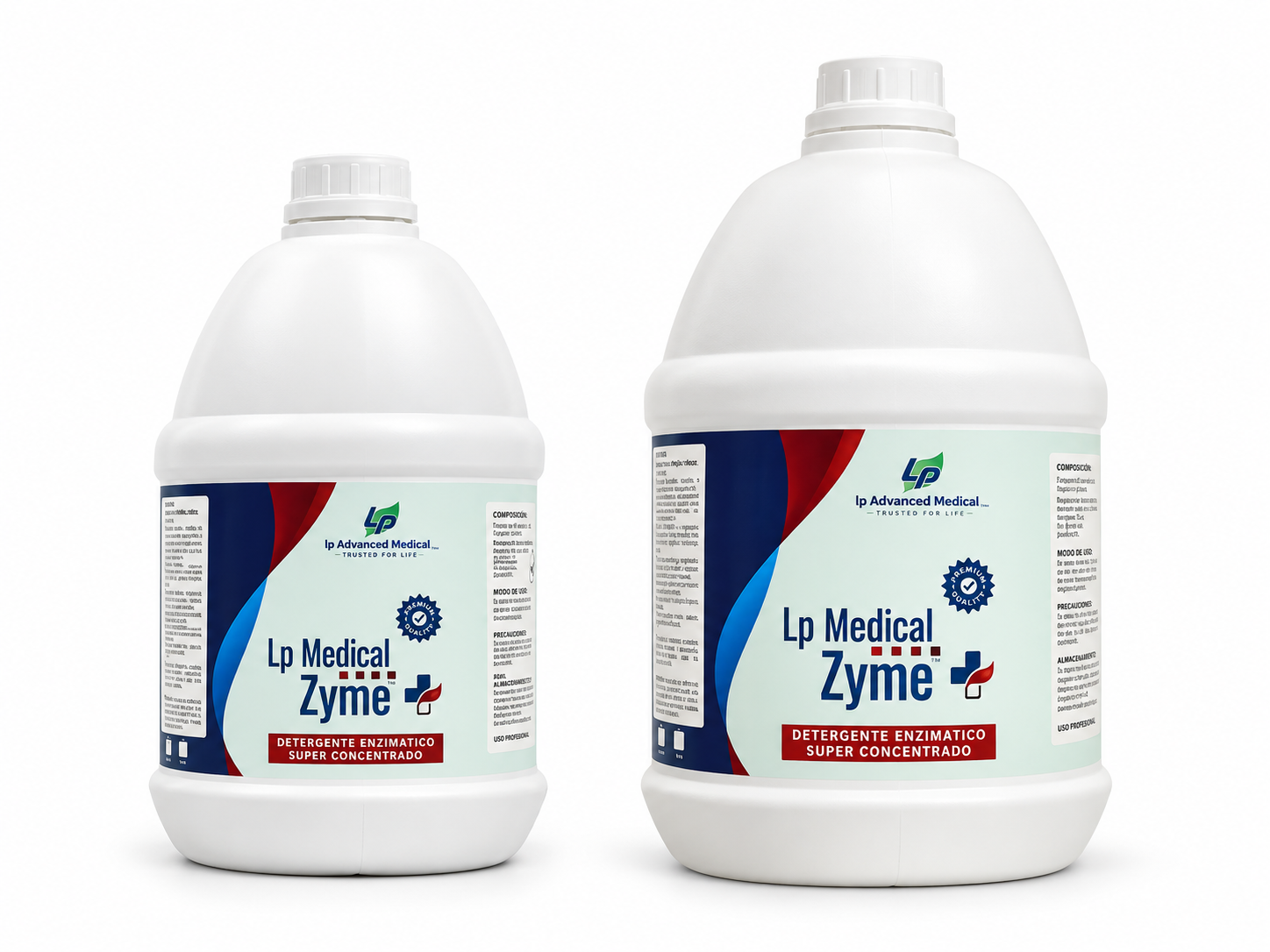 Jarras de detergente enzimático Lp Medical Zyme