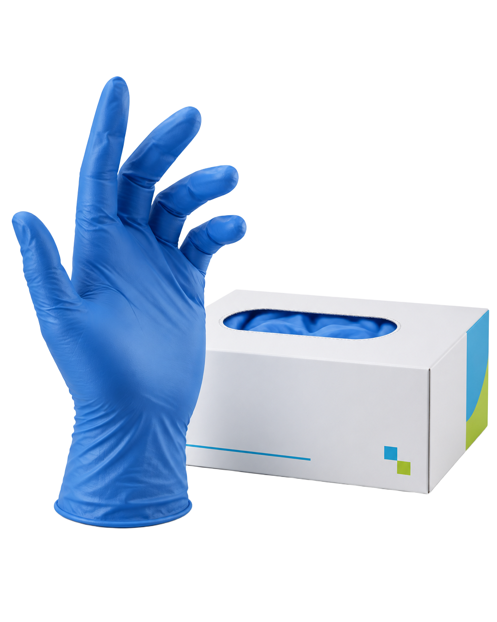 Guantes de látex y nitrilo para uso médico